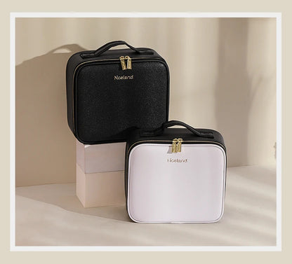 Sac Organisateur de Maquillage avec Miroir LED Éclairé