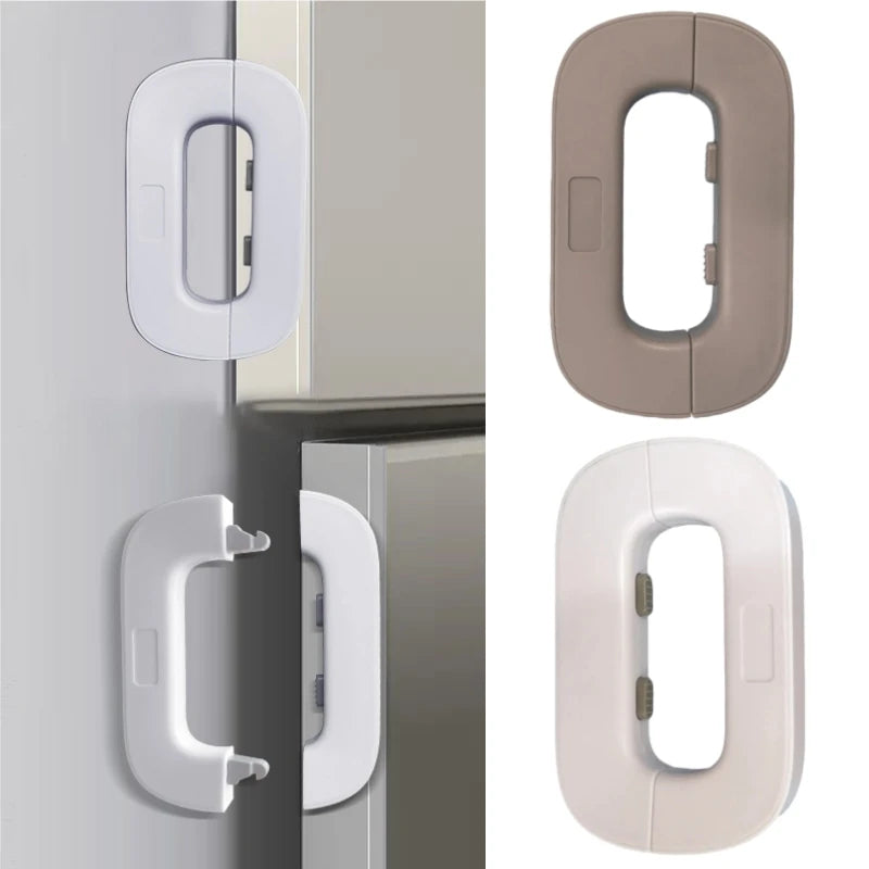 Serrures de réfrigérateur robustes avec loquet de sécurité Anti-pincement,