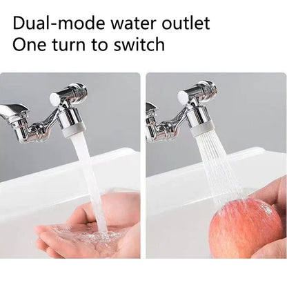 Robinet Multifonctionnel Rotatif 300° en Acier Inoxydable