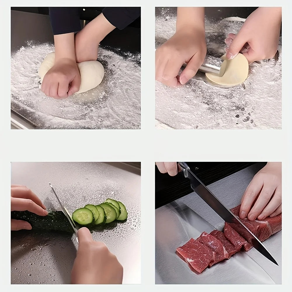 Planche de découpe en acier inoxydable INOX