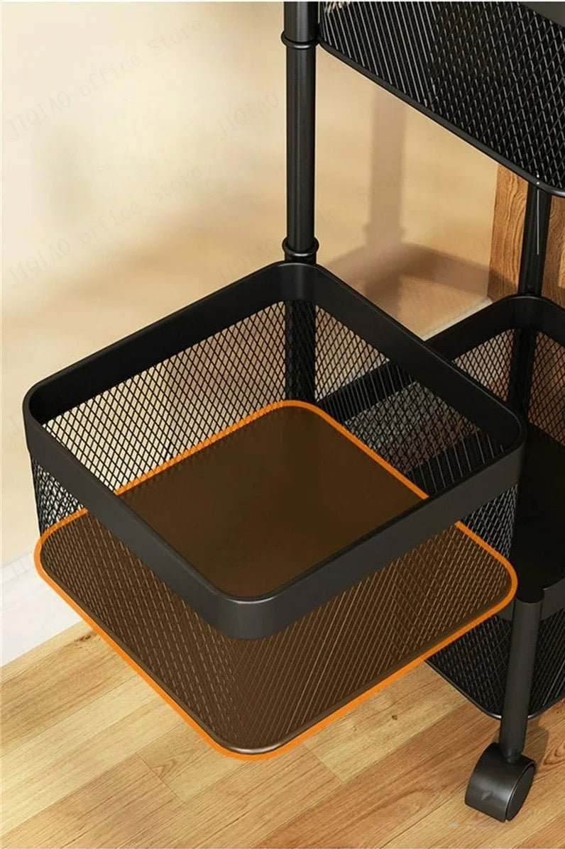 Chariot de Rangement en Métal – 5 Niveaux