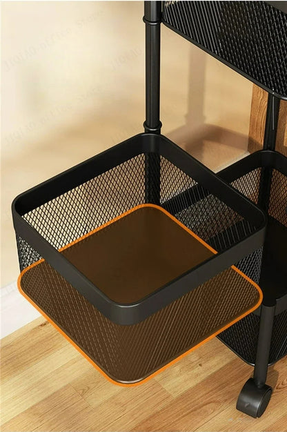 Chariot de Rangement en Métal – 5 Niveaux