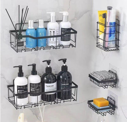 Étagère Murale Inox Multi-Usage (Cuisine & Salle de Bain)