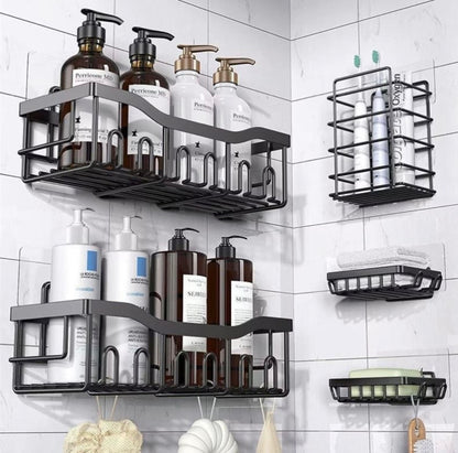 Étagère Murale Inox Multi-Usage (Cuisine & Salle de Bain)