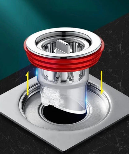 Couvercles anti-odeurs pour siphon de sol x 3