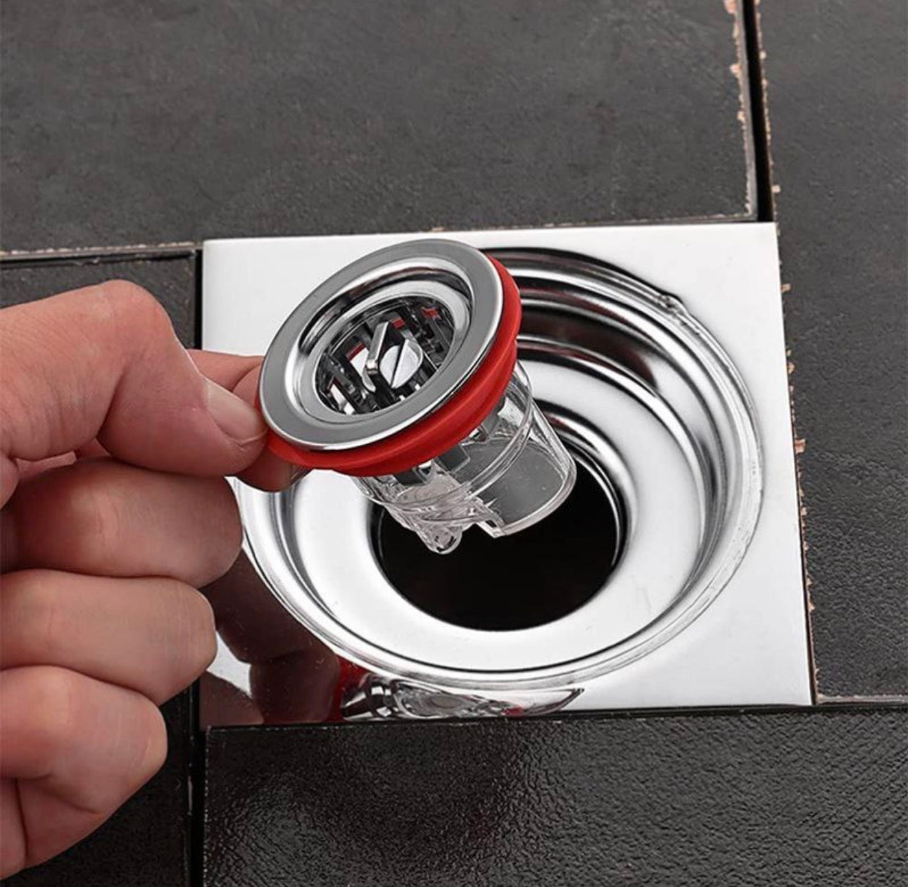 Couvercles anti-odeurs pour siphon de sol x 3