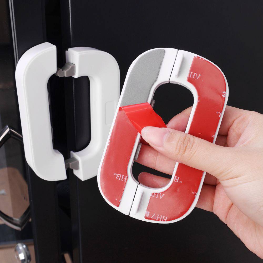 Serrures de réfrigérateur robustes avec loquet de sécurité Anti-pincement,