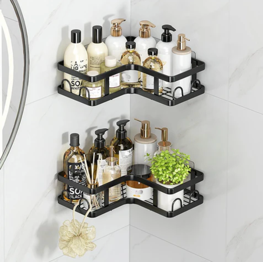 Étagère Murale Inox Multi-Usage (Cuisine & Salle de Bain)