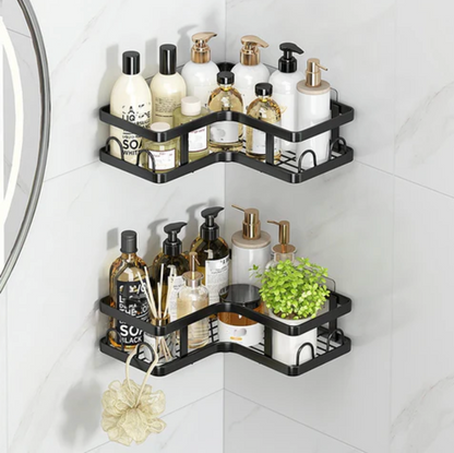 Étagère Murale Inox Multi-Usage (Cuisine & Salle de Bain)