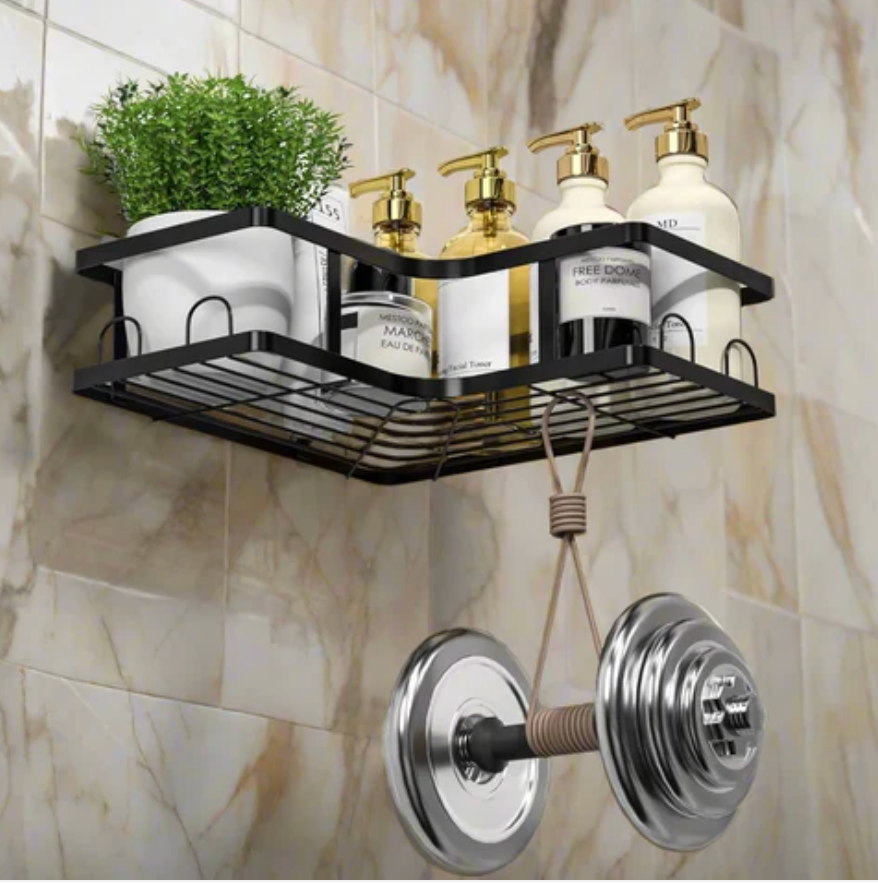 Étagères de Rangement Murales Polyvalentes sans Perçage – Organisation Cuisine & Salle de Bain