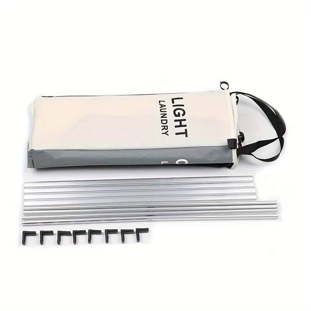 Panier à Linge 3 Compartiments – Pliable et Résistant