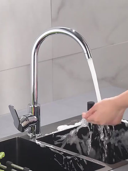 Robinet Multifonctionnel Rotatif 300° en Acier Inoxydable